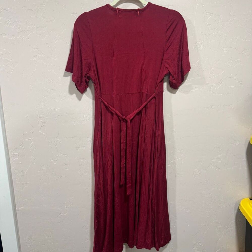 Lila CASSIDY LABOR & POSTPARTUM GOWN Crimson - Picture 12 of 14